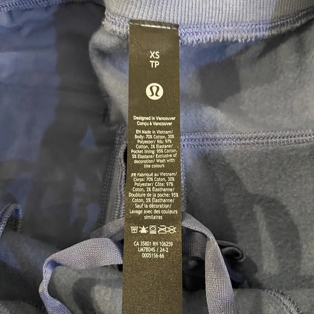 Lululemon Shorts Steady State XS Blue Sweat Shorts LM7BD4S